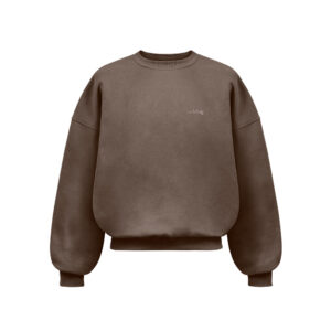 Crewnneck-boxy-light-brown-lookingwear.com