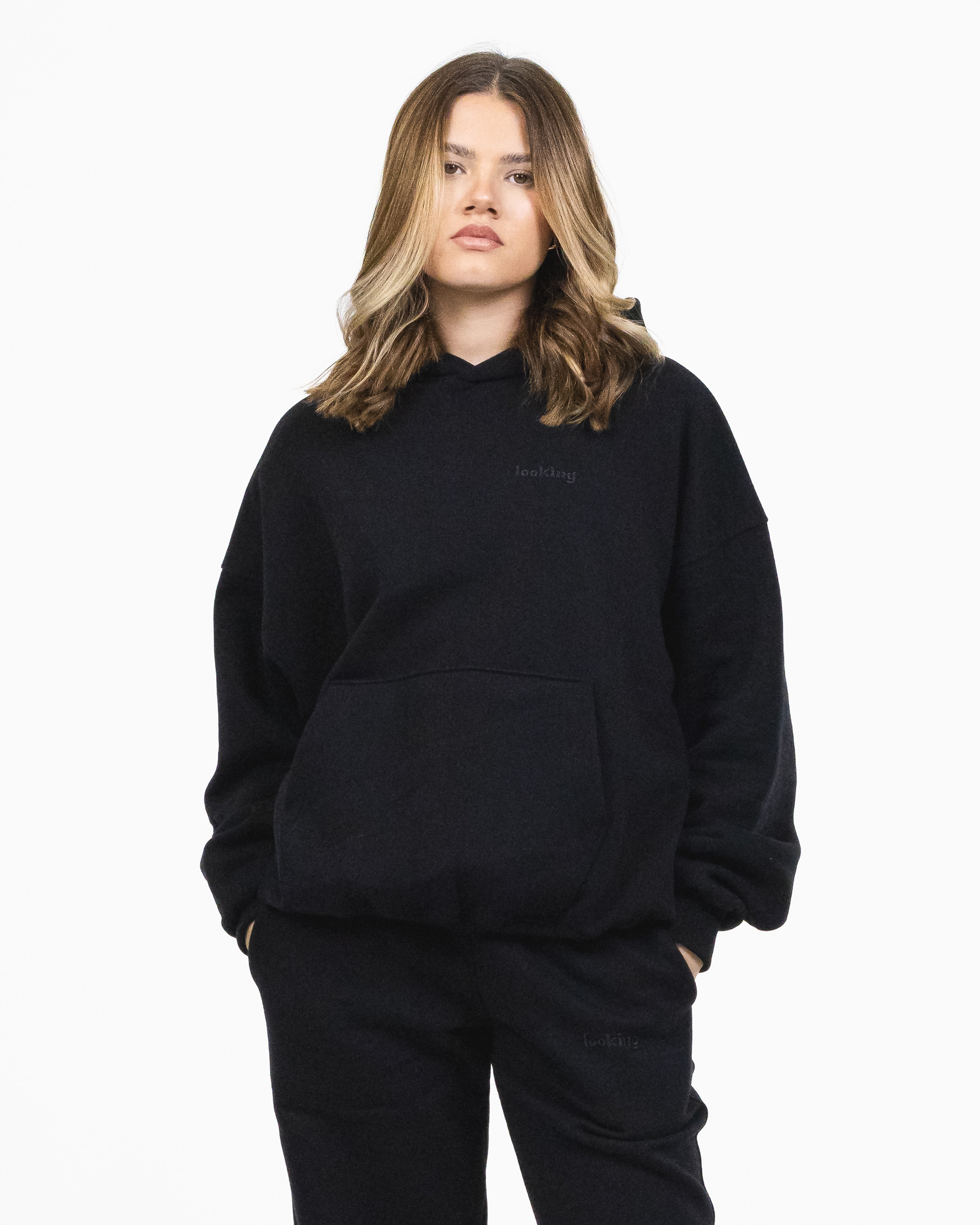 HOODIE BOXY (BLACK)
