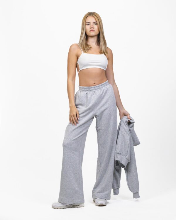 SWEATPANTS WIDE (GREY MELANGE)