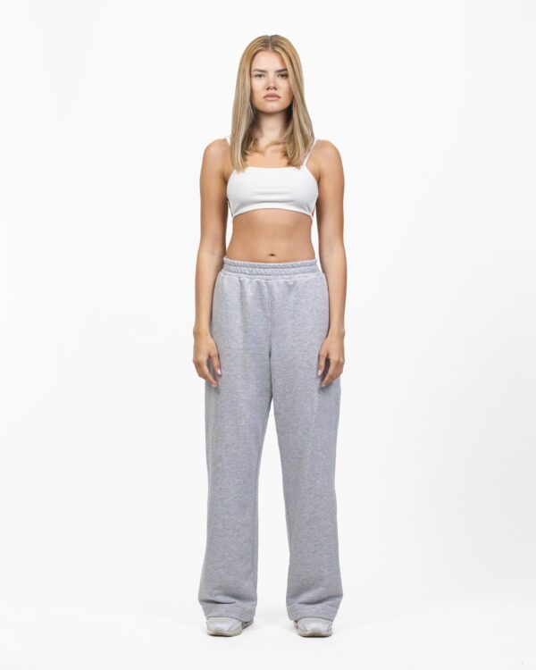 SWEATPANTS WIDE (GREY MELANGE) - obrazek 3