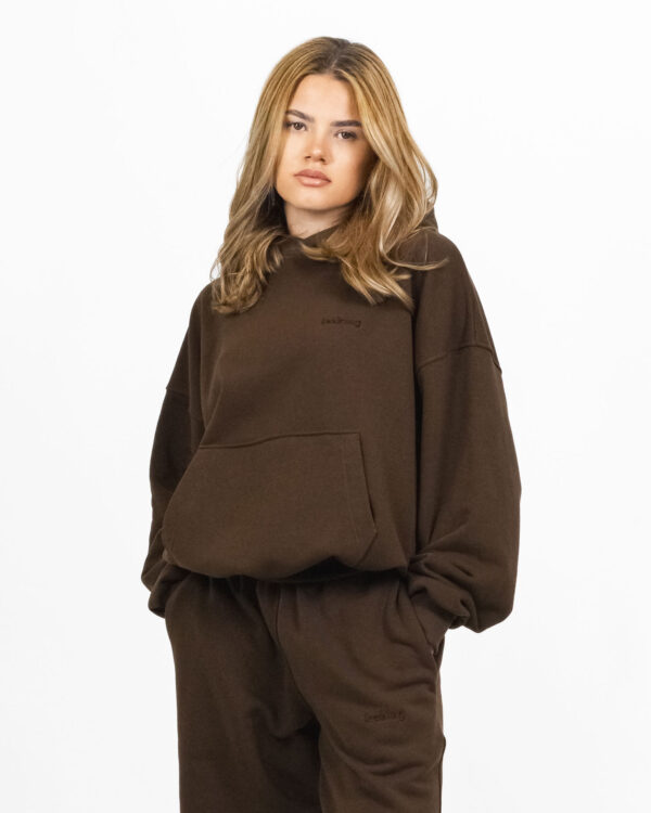 HOODIE BOXY (BROWN)