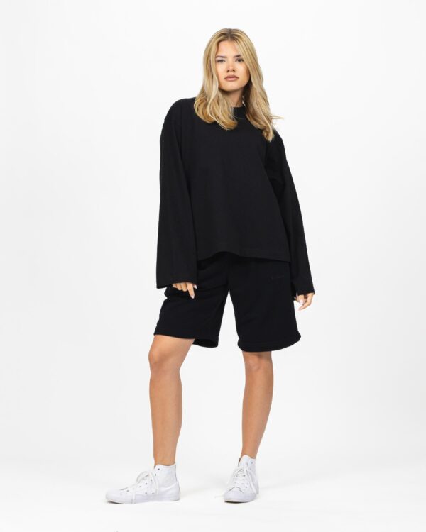 BASIC LONGSLEEVE (BLACK) - obrazek 2