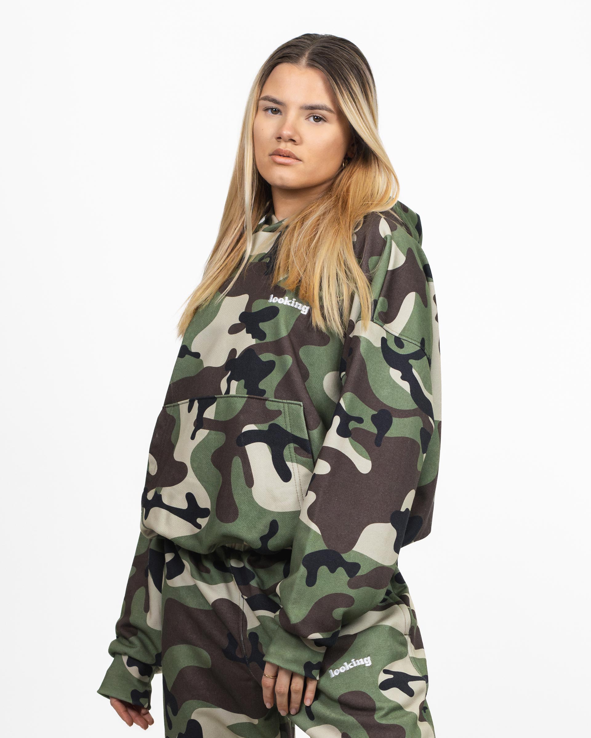 HOODIE BOXY (WASHED CAMO)